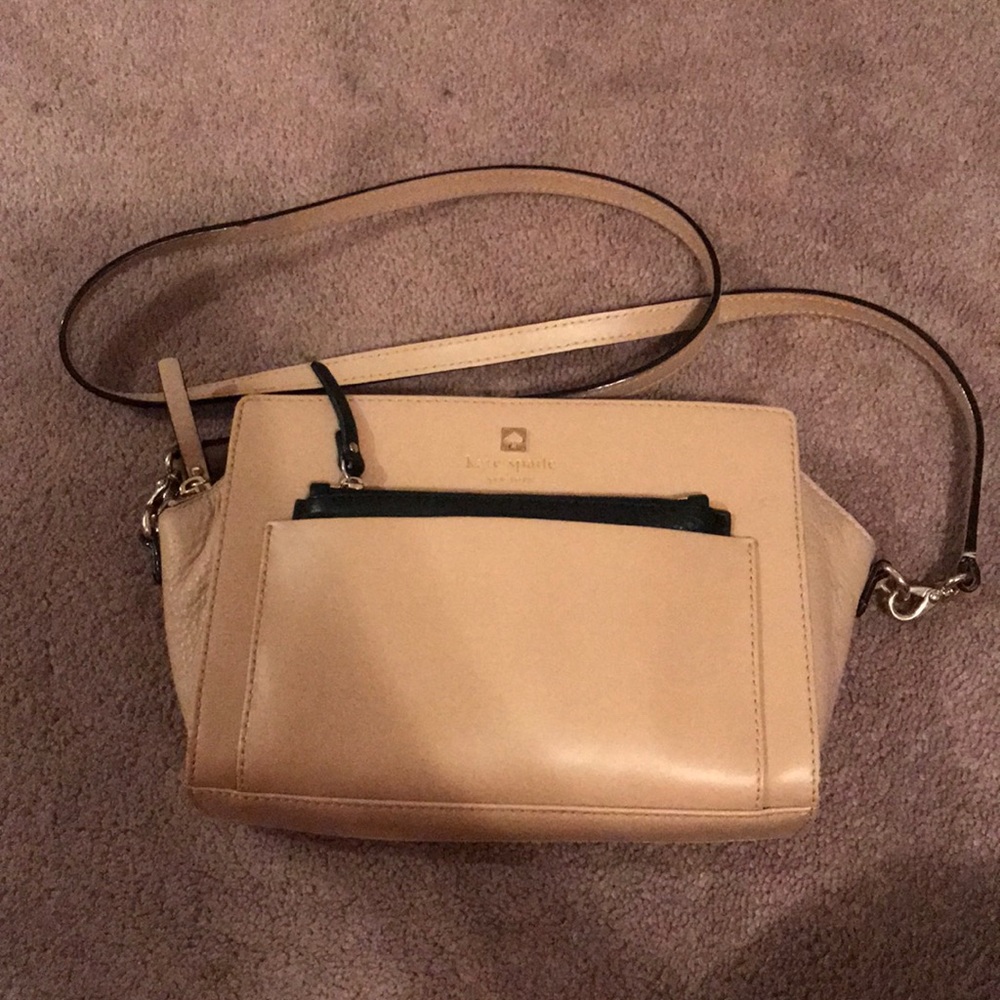 KATE spade nude medium purse